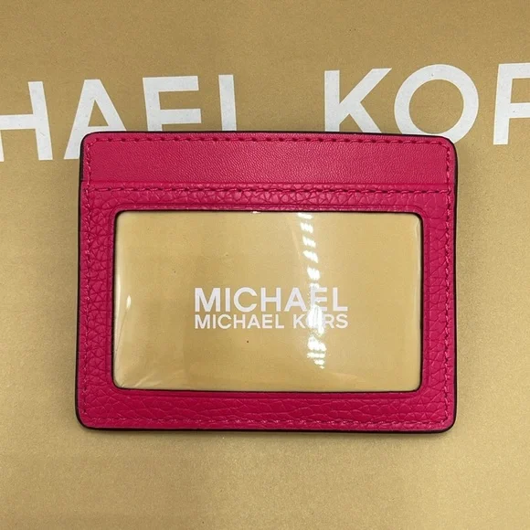 MICHAEL KORS
Large Pebbled Leather Card Holder Case
Electric Pink 
NWT - Picture 7 of 16